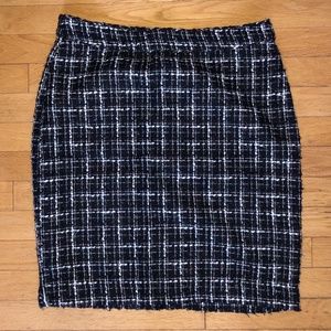 New Banana Republic Women's Tweed Patterned Pencil Skirt